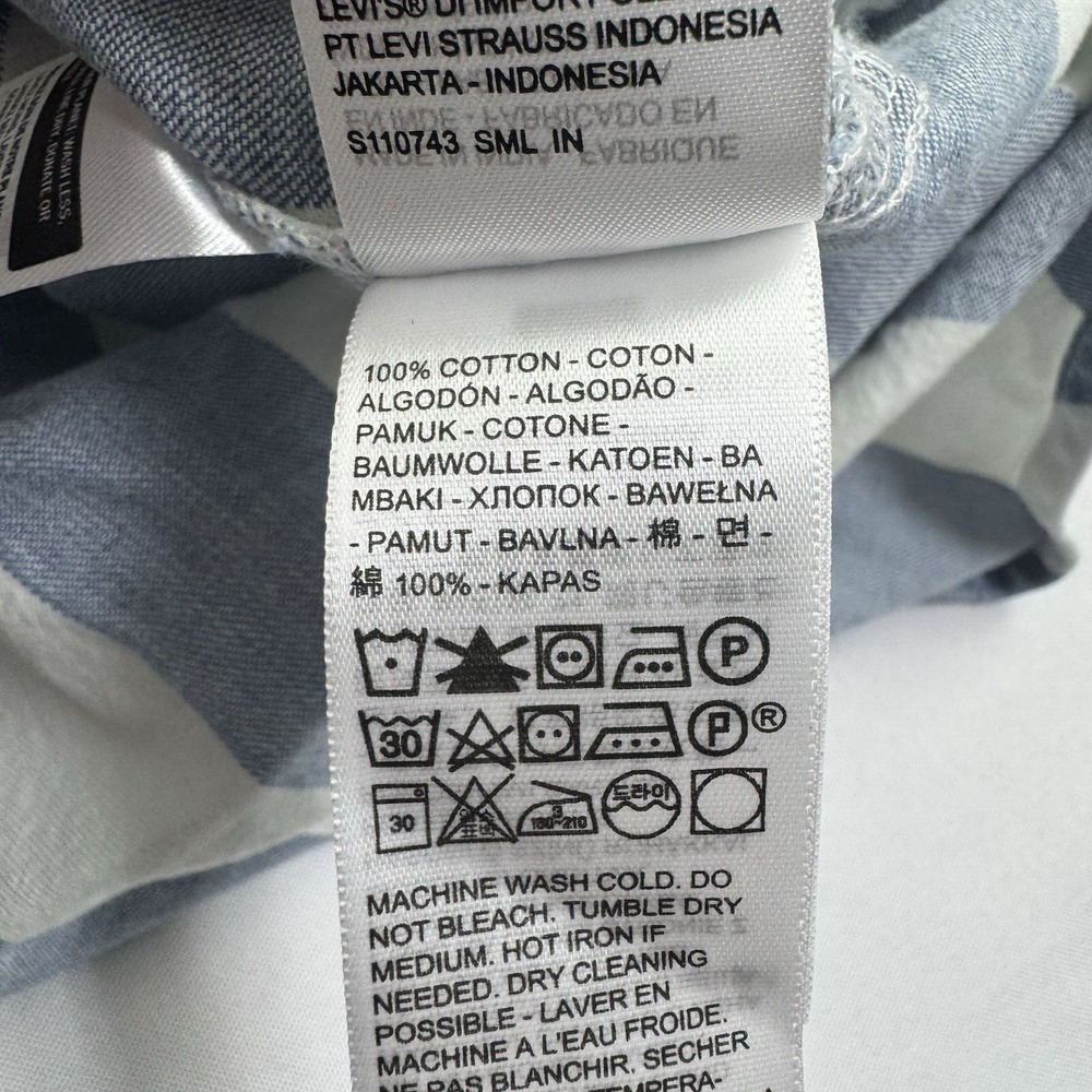 Levi's SilverTab Button Down Oversized Striped Sh… - image 8